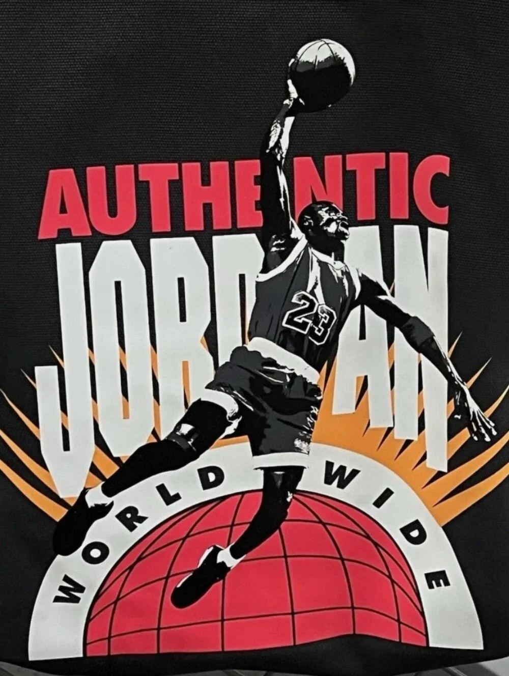 Nike Authentic Air Jordan Worldwide Heavy Duty Canvas Tote Bag / Size 16